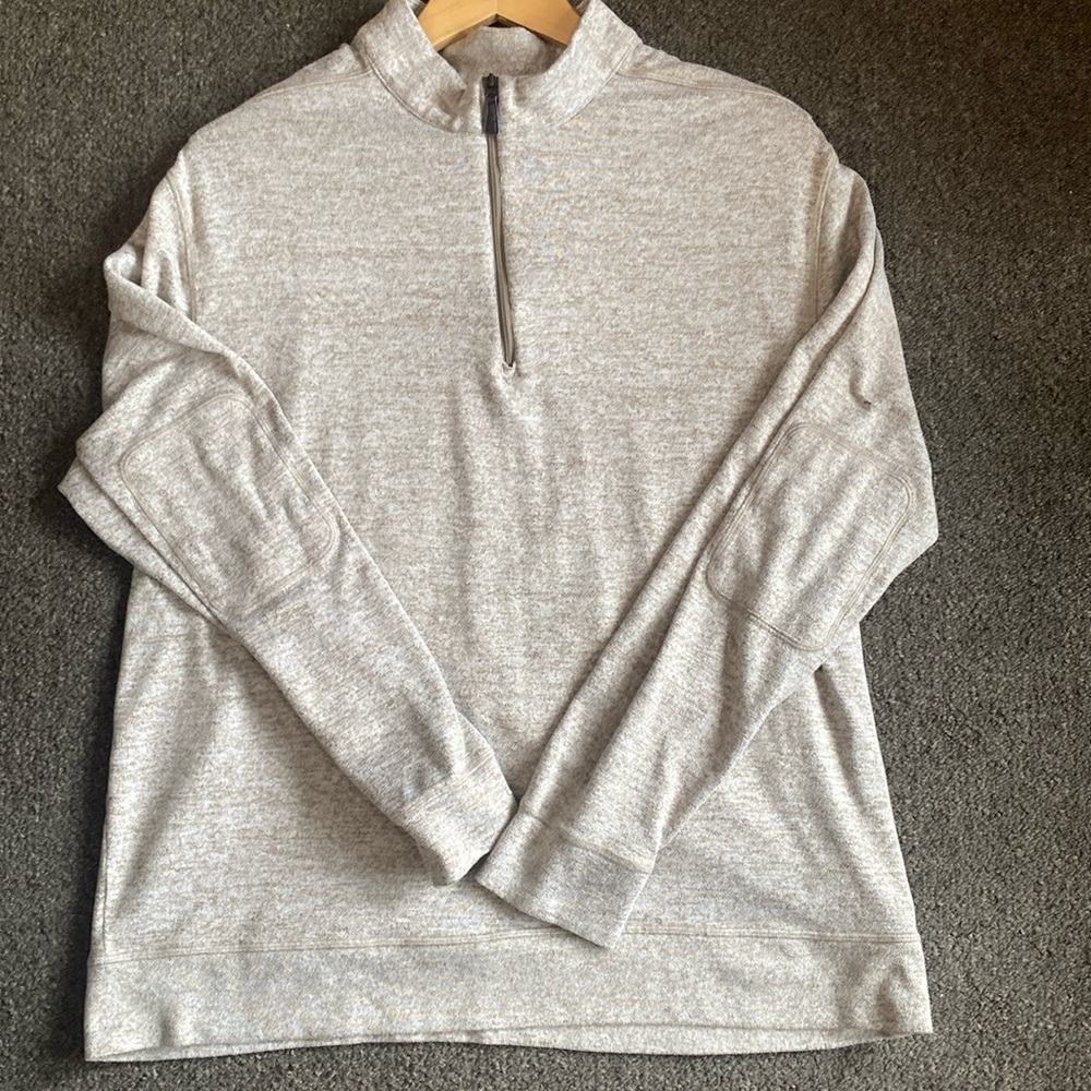 Greg Norman collection tan sweater